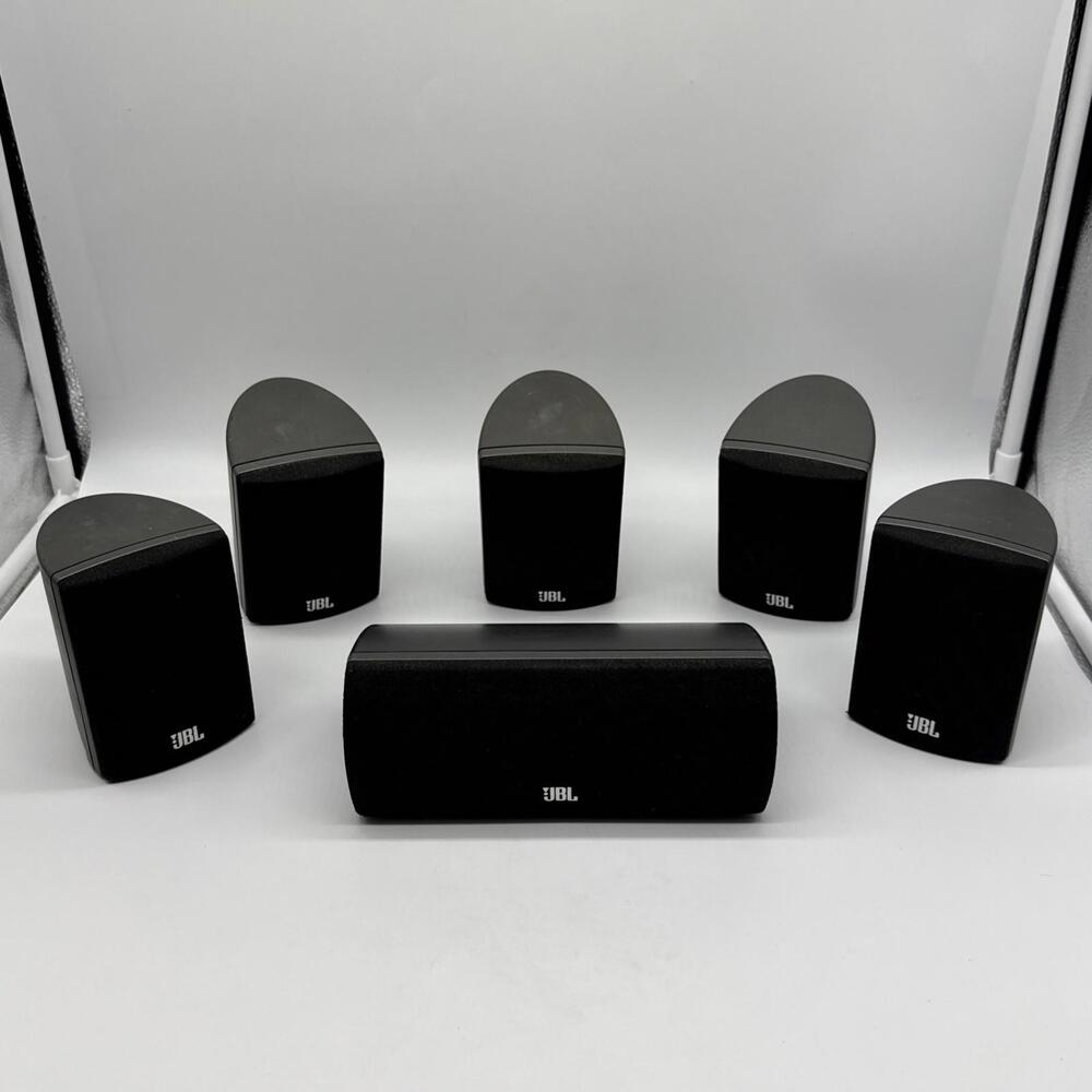 JBL Home Theater Speaker System (1) 136SICEN (5) 136SISAT Tested Working
